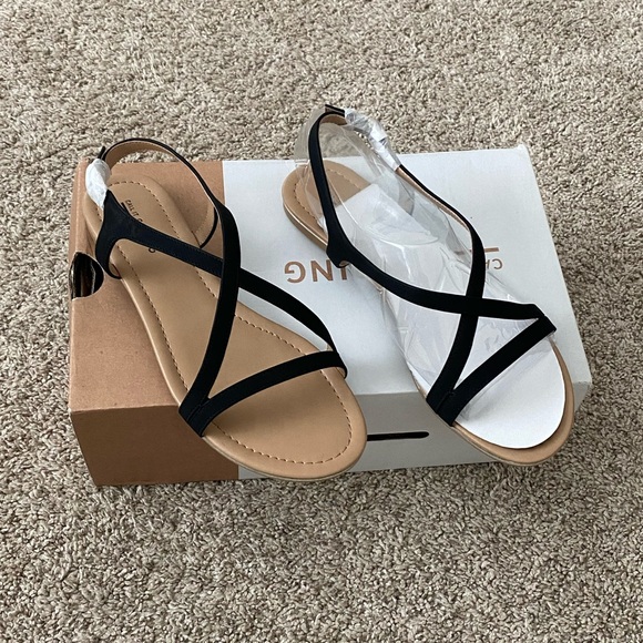 NWT Women’s black Call It Spring Sandals size 7 - Picture 2 of 11